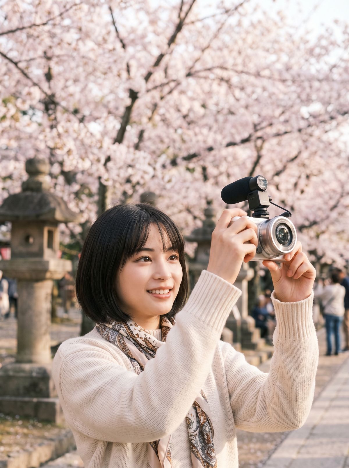 精神小妹樱花季旅行视频
